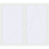 Pricing Tilt-and-Turn 2500x2200 mm REHAU ENERGY-SAVING SYNEGO MD RAL 9016 Traffic white two-sided