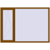 Pricing Tilt-and-Turn 2100x1500 mm REHAU OPTIMUM EURO-DESIGN 70 GOLDEN OAK external