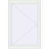 Pricing Tilt-and-Turn 1000x1500 mm REHAU OPTIMUM EURO-DESIGN 70 RAL 9016 Traffic white two-sided