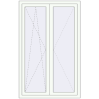 Pricing Tilt-and-Turn 1040x1650 mm REHAU OPTIMUM EURO-DESIGN 70 RAL 9016 Traffic white two-sided