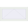 Ustalenie cen Okna rozwierne 1600x800 mm REHAU ENERGY-SAVING SYNEGO MD RAL 9016 Traffic white dwustronny