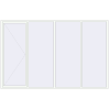 Pricing Tilt-and-Turn 3600x2300 mm REHAU OPTIMUM EURO-DESIGN 70 RAL 9016 Traffic white two-sided