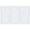 Pricing Tilt-and-Turn 2330x1430 mm REHAU OPTIMUM EURO-DESIGN 70 RAL 9016 Traffic white two-sided