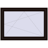Pricing Tilt-and-Turn 1300x900 mm REHAU OPTIMUM EURO-DESIGN 70 BLACK_BROWN two-sided