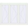Pricing Tilt-and-Turn 1800x1400 mm REHAU ENERGY-SAVING SYNEGO MD RAL 9016 Traffic white two-sided