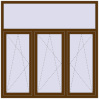 Ustalenie cen Okna skrzydłowe 1800x1800 mm REHAU OPTIMUM EURO-DESIGN 70 WALNUT zewnętrzny