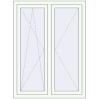 Pricing Tilt-and-Turn 1040x1400 mm REHAU OPTIMUM EURO-DESIGN 70 RAL 9016 Traffic white two-sided