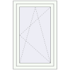 Pricing Tilt-and-Turn 650x1100 mm REHAU OPTIMUM EURO-DESIGN 70 RAL 9016 Traffic white two-sided