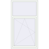 Pricing Tilt-and-Turn 1000x1800 mm REHAU OPTIMUM EURO-DESIGN 70 RAL 9016 Traffic white two-sided