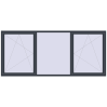 Pricing Tilt-and-Turn 3000x1300 mm REHAU OPTIMUM EURO-DESIGN 70 ANTHRACITE_GREY_STRUKTURAL two-sided