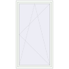 Pricing Tilt-and-Turn 1200x2200 mm REHAU OPTIMUM EURO-DESIGN 70 RAL 9016 Traffic white two-sided