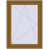 Pricing Tilt-and-Turn 850x1150 mm REHAU ENERGY-SAVING SYNEGO MD LIGHT_OAK two-sided