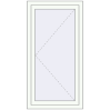 Pricing Tilt-and-Turn 650x1420 mm REHAU OPTIMUM EURO-DESIGN 70 RAL 9016 Traffic white two-sided