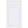 Pricing Tilt-and-Turn 800x1500 mm REHAU OPTIMUM EURO-DESIGN 70 RAL 9016 Traffic white two-sided