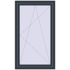 Pricing Tilt-and-Turn 860x1450 mm REHAU OPTIMUM EURO-DESIGN 70 ANTHRACITE_GREY_STRUKTURAL external