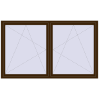 Pricing Tilt-and-Turn 2270x1350 mm REHAU ENERGY-SAVING SYNEGO MD DARK_OAK two-sided