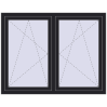 Ustalenie cen Okna skrzydłowe 1515x1145 mm REHAU ENERGY-SAVING SYNEGO MD BLACK_ULTI-MATT zewnętrzny