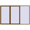 Ustalenie cen Okna skrzydłowe 3600x2300 mm REHAU OPTIMUM EURO-DESIGN 70 WALNUT zewnętrzny