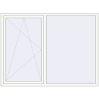 Pricing Tilt-and-Turn 2000x1500 mm REHAU ENERGY-SAVING SYNEGO MD RAL 9016 Traffic white two-sided