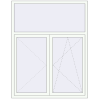 Pricing Tilt-and-Turn 1450x1849 mm REHAU OPTIMUM EURO-DESIGN 70 RAL 9016 Traffic white two-sided