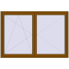 Pricing Tilt-and-Turn 1900x1300 mm REHAU OPTIMUM EURO-DESIGN 70 GOLDEN OAK two-sided