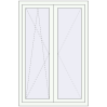 Pricing Tilt-and-Turn 1000x1500 mm REHAU OPTIMUM EURO-DESIGN 70 RAL 9016 Traffic white two-sided