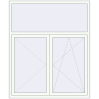 Pricing Tilt-and-Turn 1500x1800 mm REHAU OPTIMUM EURO-DESIGN 70 RAL 9016 Traffic white two-sided