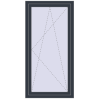Pricing Tilt-and-Turn 800x1600 mm REHAU OPTIMUM EURO-DESIGN 70 ANTHRACITE_GREY_STRUKTURAL external