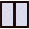 Ustalenie cen Okna skrzydłowe 1710x1550 mm REHAU ENERGY-SAVING SYNEGO MD CHOCOLATE_BROWN zewnętrzny