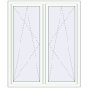 Pricing Tilt-and-Turn 1340x1560 mm REHAU OPTIMUM EURO-DESIGN 70 RAL 9016 Traffic white two-sided