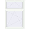 Pricing Tilt-and-Turn 1099x1600 mm REHAU OPTIMUM EURO-DESIGN 70 RAL 9016 Traffic white two-sided