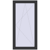 Ustalenie cen Okna skrzydłowe 900x1800 mm REHAU OPTIMUM EURO-DESIGN 70 ANTHRACITE_GREY_GLATT dwustronny
