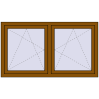 Pricing Tilt-and-Turn 1500x850 mm REHAU OPTIMUM EURO-DESIGN 70 GOLDEN OAK two-sided