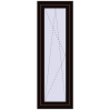 Pricing Tilt-and-Turn 500x1500 mm REHAU OPTIMUM EURO-DESIGN 70 BLACK_BROWN external