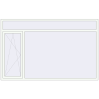 Pricing Tilt-and-Turn 2550x1600 mm REHAU OPTIMUM EURO-DESIGN 70 RAL 9016 Traffic white two-sided