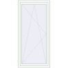 Pricing Tilt-and-Turn 900x1900 mm REHAU OPTIMUM EURO-DESIGN 70 RAL 9016 Traffic white two-sided