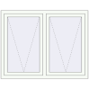 Pricing Tilt-and-Turn 1350x1055 mm REHAU OPTIMUM EURO-DESIGN 70 RAL 9016 Traffic white two-sided