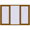 Ustalenie cen Okna skrzydłowe 2080x1435 mm REHAU ENERGY-SAVING SYNEGO MD GOLDEN OAK dwustronny
