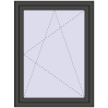 Pricing Tilt-and-Turn 900x1200 mm REHAU ENERGY-SAVING SYNEGO MD BASALT_GREY two-sided