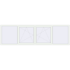 Pricing Tilt-and-Turn 3500x1000 mm REHAU OPTIMUM EURO-DESIGN 70 RAL 9016 Traffic white two-sided