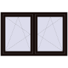 Ustalenie cen Okna skrzydłowe 1545x950 mm REHAU ENERGY-SAVING SYNEGO MD BLACK_BROWN zewnętrzny