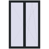 Pricing Tilt-and-Turn 1500x2300 mm REHAU ENERGY-SAVING SYNEGO MD BLACK_COOL_110L-2 two-sided