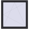 Pricing Tilt-and-Turn 1300x1380 mm REHAU ENERGY-SAVING SYNEGO MD BLACK_ULTI-MATT two-sided