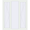 Pricing Tilt-and-Turn 1500x1800 mm REHAU BRILLANT DESIGN RAL 9016 Traffic white two-sided