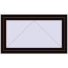 Pricing Tilt-and-Turn 1200x700 mm REHAU ENERGY-SAVING SYNEGO MD BLACK_BROWN external