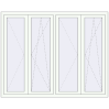 Pricing Tilt-and-Turn 1880x1500 mm REHAU OPTIMUM EURO-DESIGN 70 RAL 9016 Traffic white two-sided