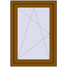 Pricing Tilt-and-Turn 650x1000 mm REHAU ENERGY-SAVING SYNEGO MD GOLDEN OAK two-sided