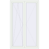 Pricing Tilt-and-Turn 1220x2070 mm REHAU OPTIMUM EURO-DESIGN 70 RAL 9016 Traffic white two-sided
