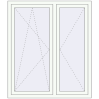 Pricing Tilt-and-Turn 1250x1450 mm REHAU ENERGY-SAVING SYNEGO MD RAL 9016 Traffic white two-sided