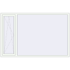 Pricing Tilt-and-Turn 2200x1400 mm REHAU OPTIMUM EURO-DESIGN 70 RAL 9016 Traffic white two-sided